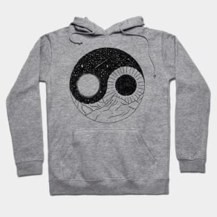 Sun and Moon Yin Yang Hoodie